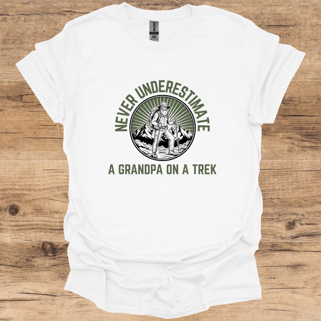 Never Underestimate Grandpa Trek T-Shirt