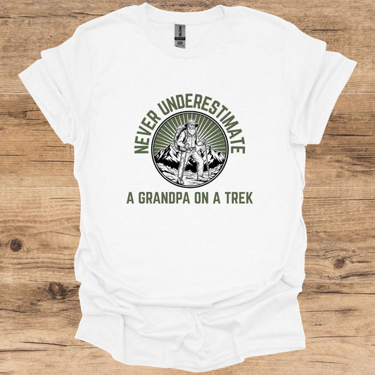 Never Underestimate Grandpa Trek T-Shirt