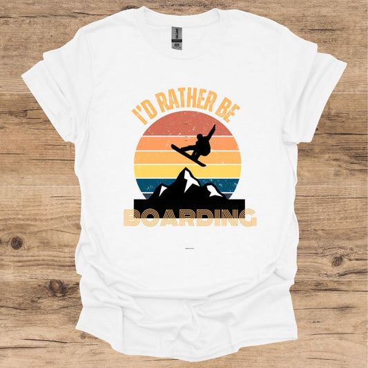 I'd Rather be Boarding_Vintage T-Shirt
