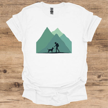 Hiking Girl & Dog T-Shirt