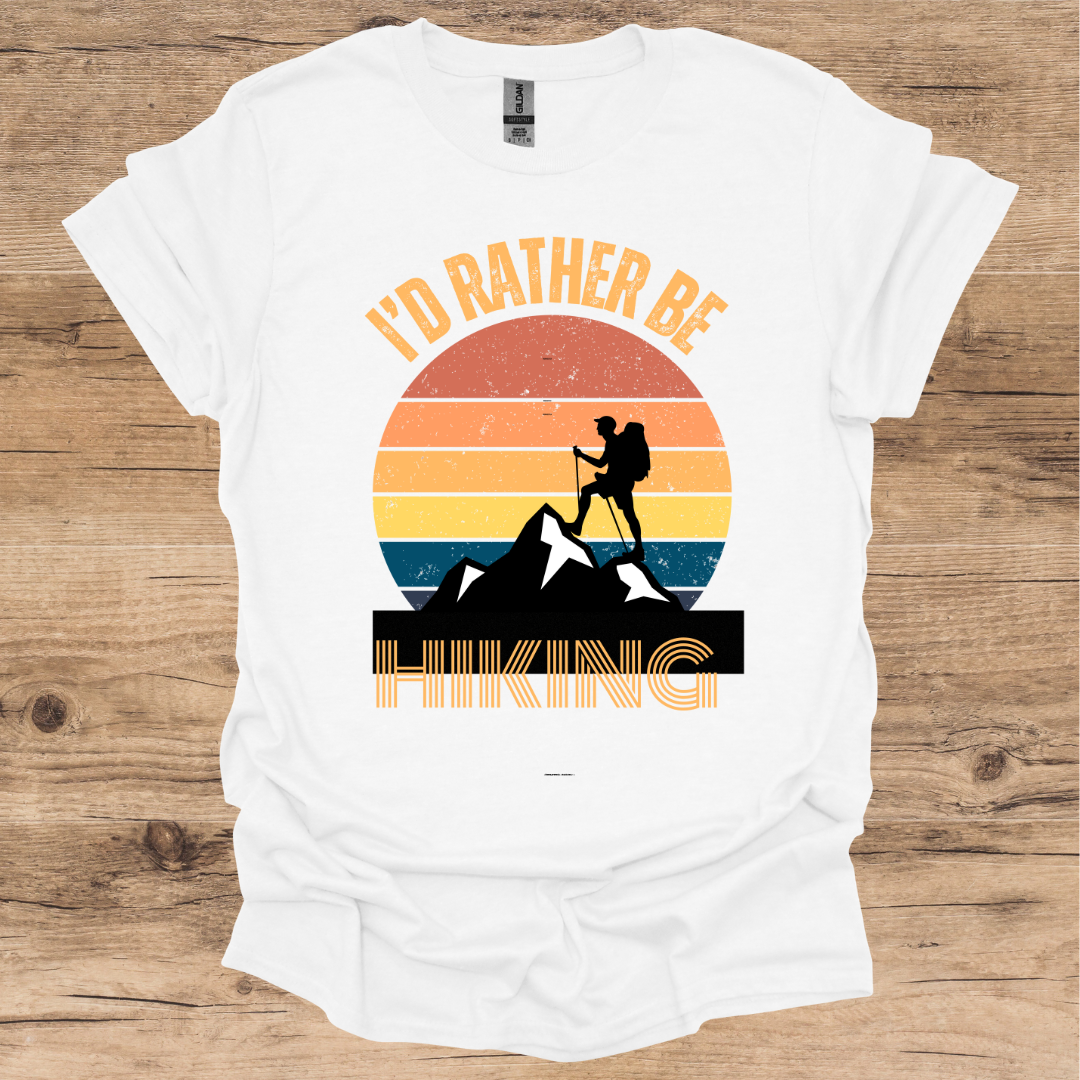 I'd Rather be Hiking_Vintage T-Shirt