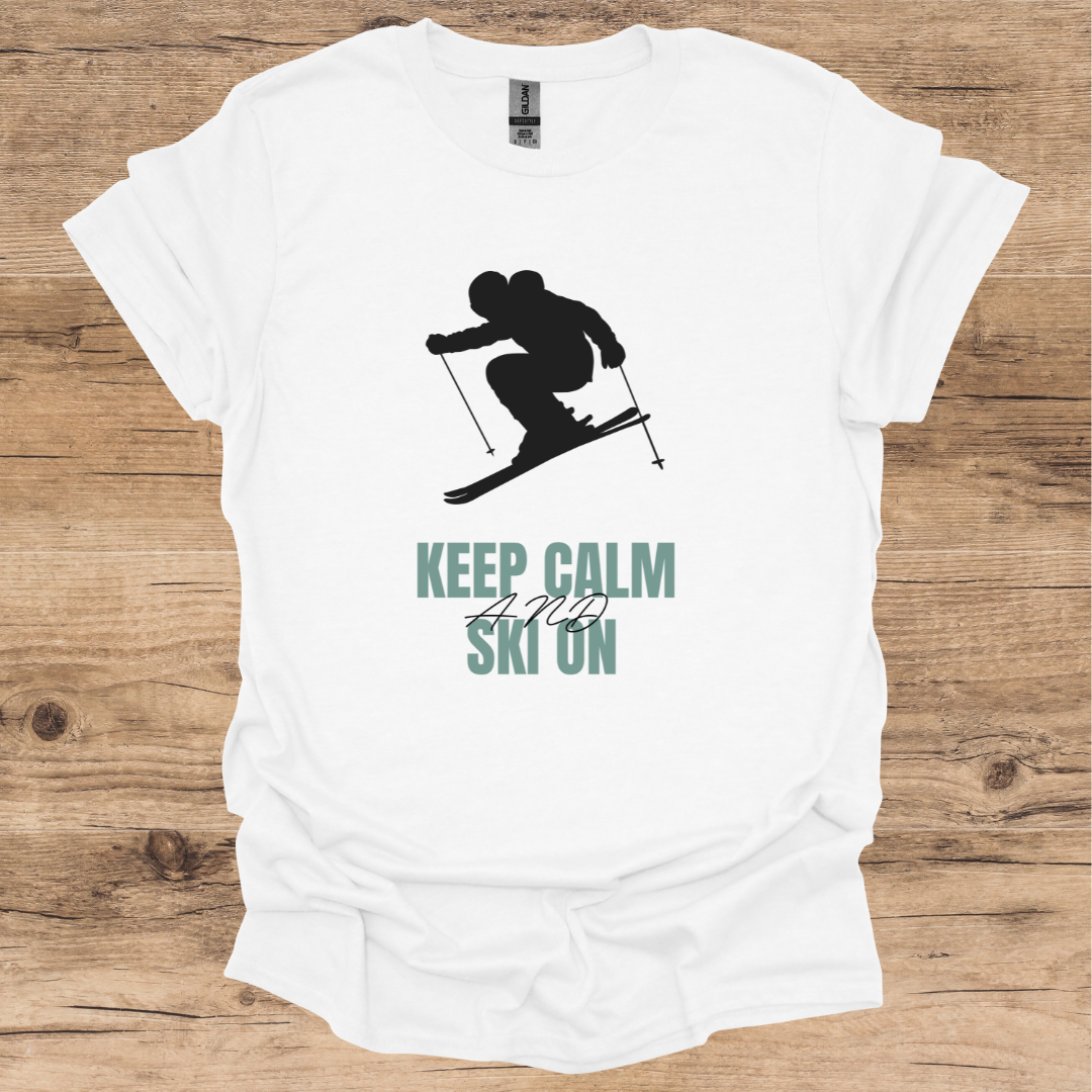 Calm & Ski On_B T-Shirt