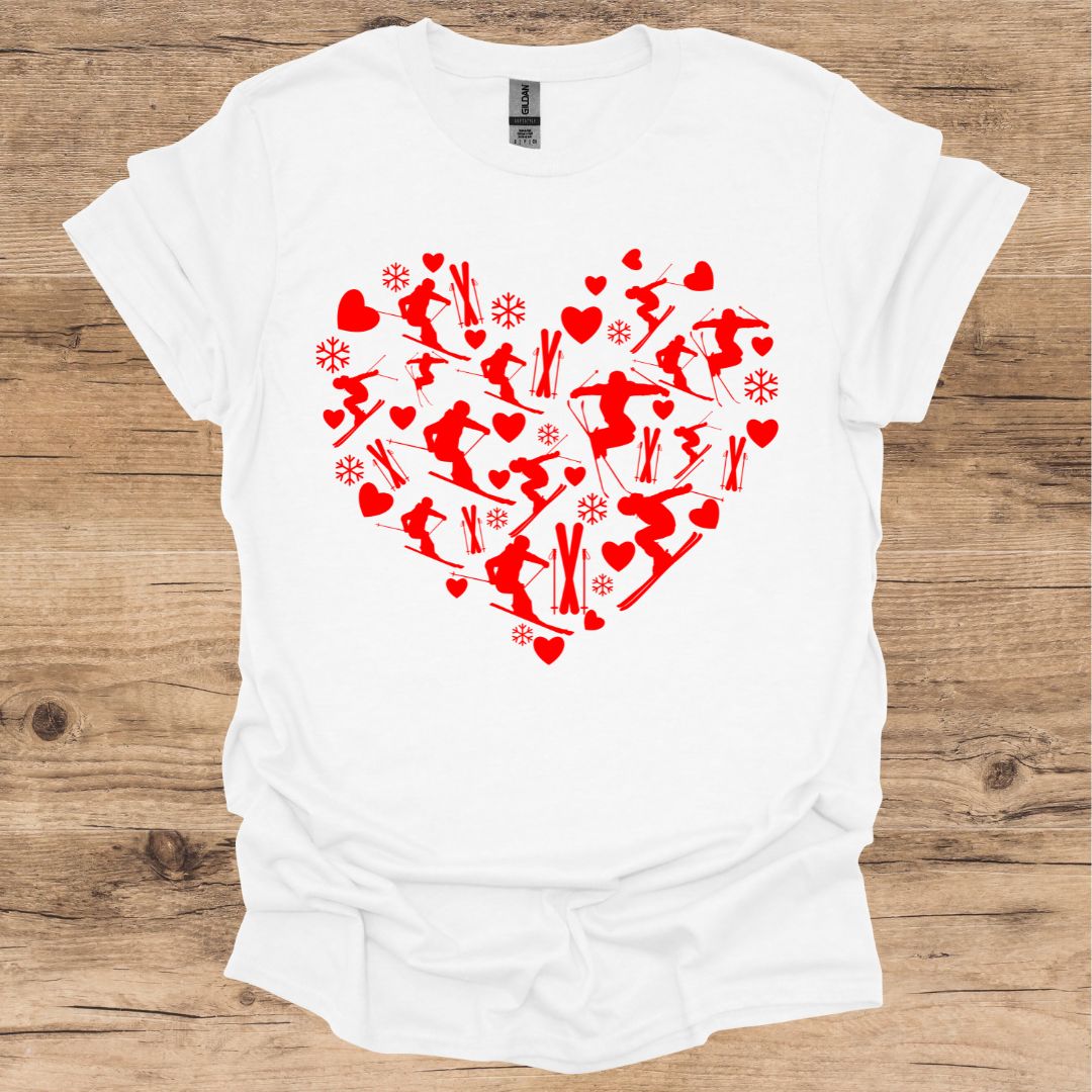 Valentine Ski T-Shirt