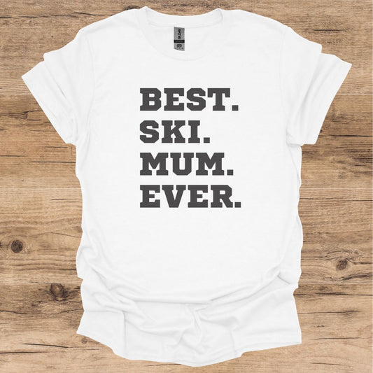 Best Ski Mum T-Shirt
