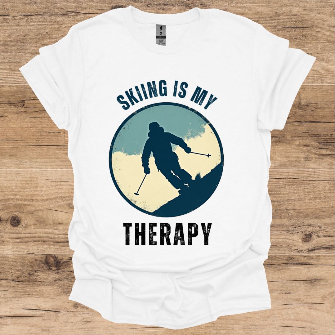 Skiing Therapy T-Shirt