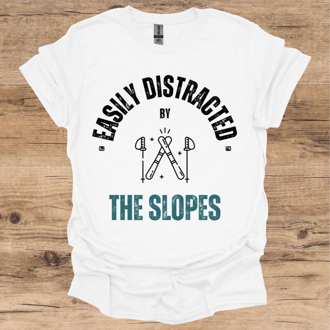 Easily Distracted_Slopes T-Shirt