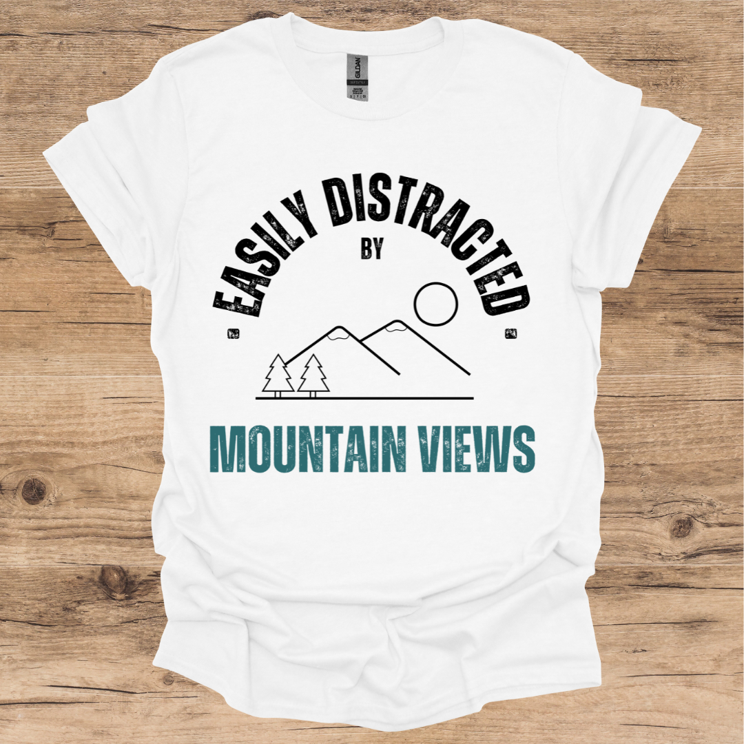 Easily Distracted_Mountain Views T-Shirt