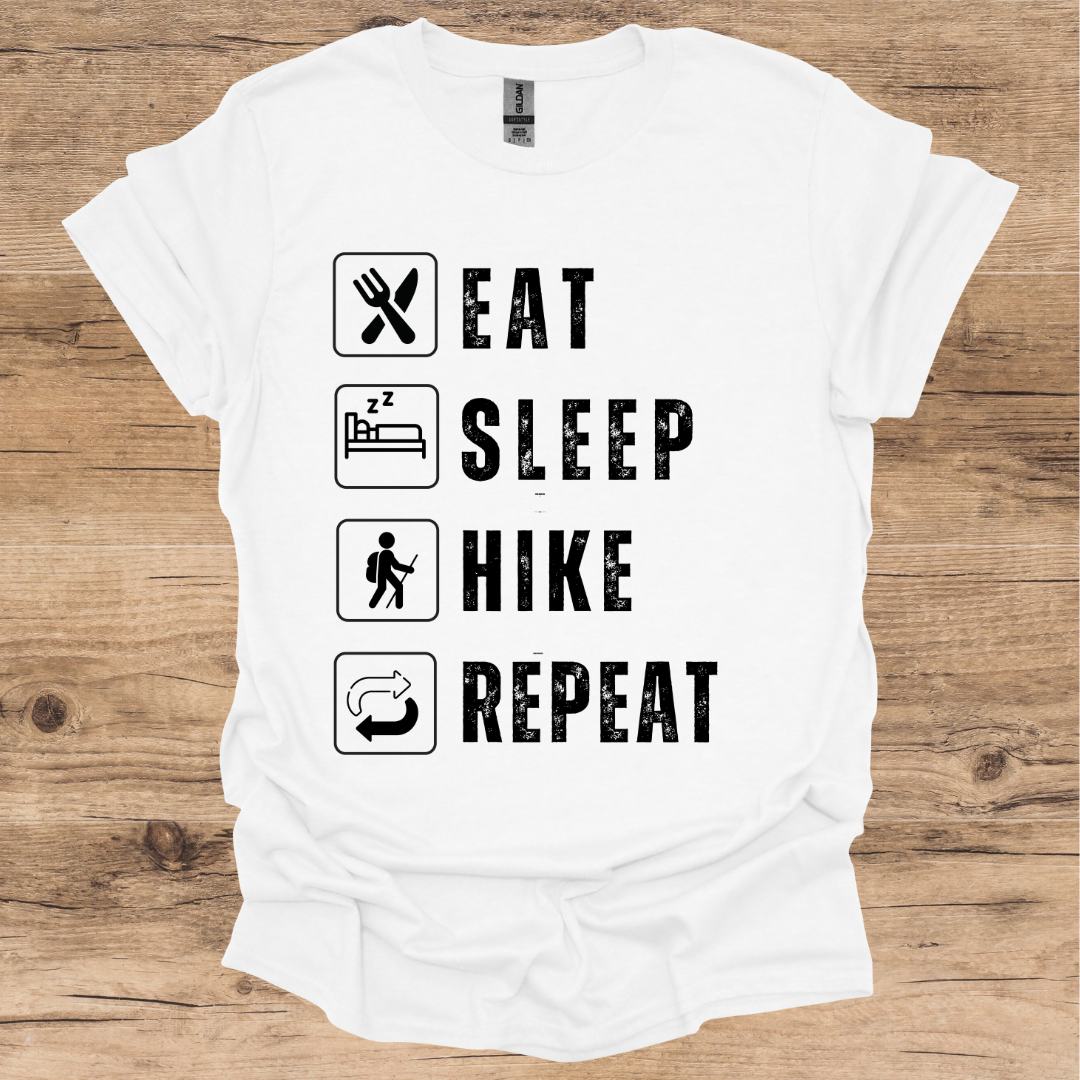 Eat, Sleep, Hike, Repeat T-Shirt