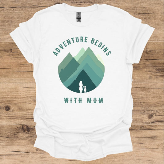 Adventure Begins_Mum T-Shirt