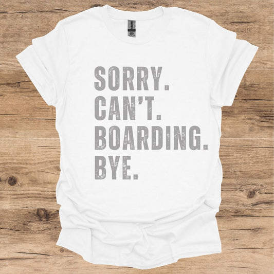 Boarding_Bye T-Shirt